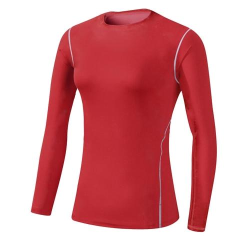 Base Layer Fitness Sport Shirt Quick Dry Women long Sleeves Top Gym jogging lady T-shirt